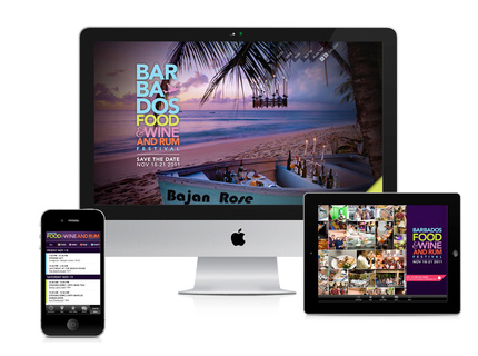 Barbados Food & Wine and Rum Festival - Strategy/Design/Creative Direction www.foodwinerum.com