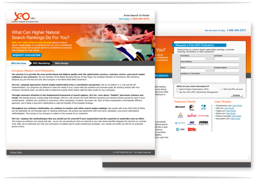 PPC Landing Page Campaign