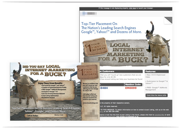 HTML/Print Campaign Design