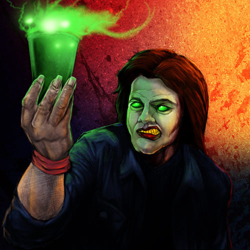 Cover illustration for a Comic-Con event
