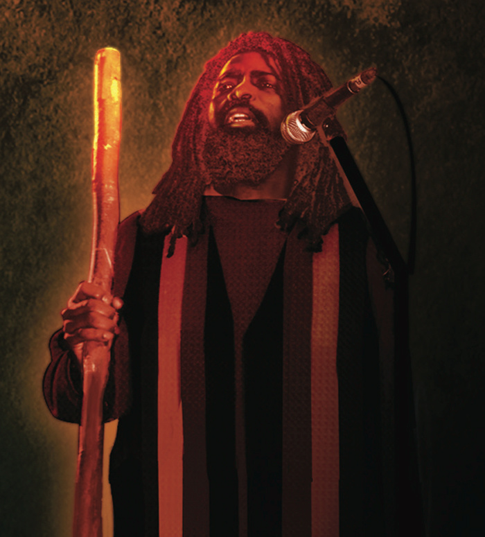 a combination of retouching and digital illustration for a San Diego band.
