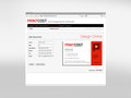 User interface design for Printcost Online