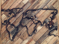 Restored Wood Map