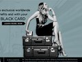 concept + design :: credit card rewards member travel features page :: SAKS LITTLE BLACK CARD
