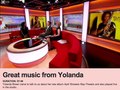 Yolanda Brown / BBC TV interview featuring the Album cover