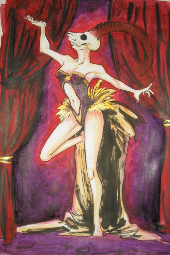 "Dance of the Macabre 1" Copyright 2012 Katrina E. Kunstmann