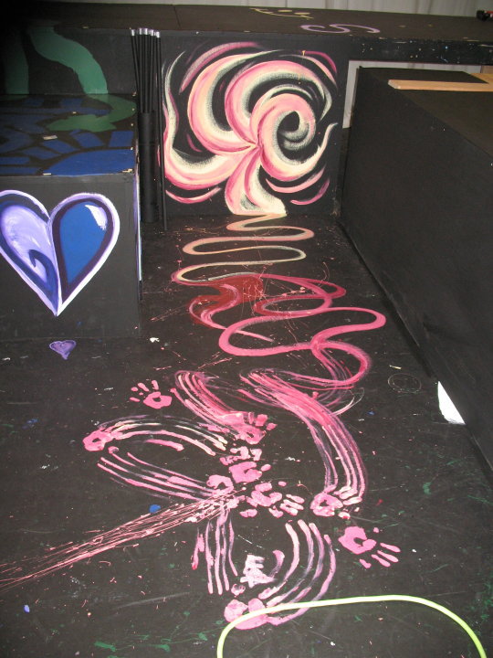 Set Painting/Design for Godspell 2010