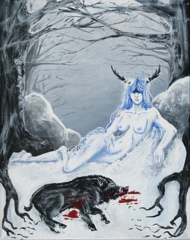 "The Boar and the Snow Queen" Copyright 2012 Katrina E. Kunstmann