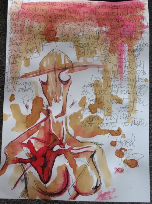 "Words Running" Copyright 2012 Katrina E. Kunstmann