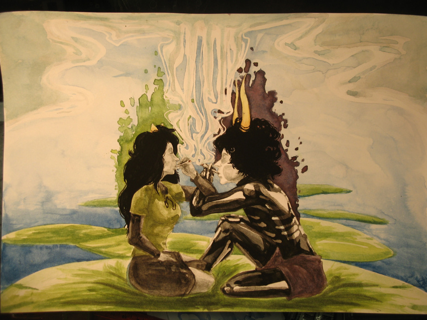 Kurloz and Meulin copyright Andrew Hussie, Artwork copyright 2012 Katrina E. Kunstmann
