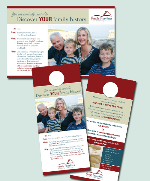 Family Storylines Mailer & Hang Cards