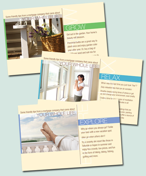 Mailer Set for a Mortgage Company
