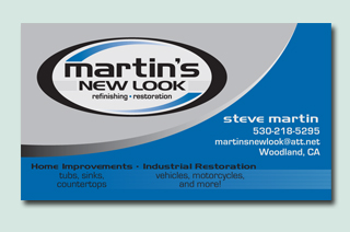 Martins New Look Business Card