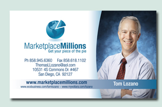 Marketplace Millions Business Card