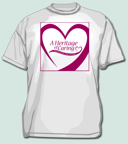 Woodland Healthcare Heritage of Caring Anniversary Shirt Design