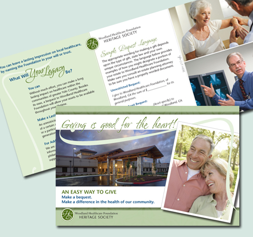 Woodland Healthcare Heritage Society Mailer