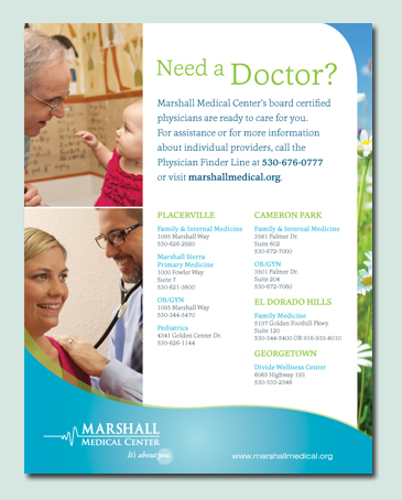 Marshall Medical Center Healthcare Flyer