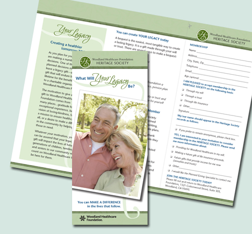 Woodland Healthcare Foundation Heritage Society Brochure