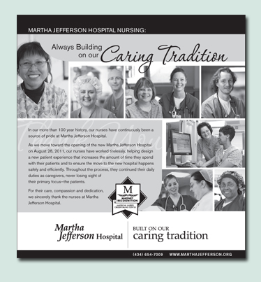 Martha Jefferson Hospital Nurse Week Ad