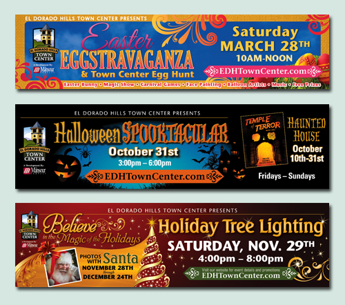 El Dorado Hills Town Center Event Banners
