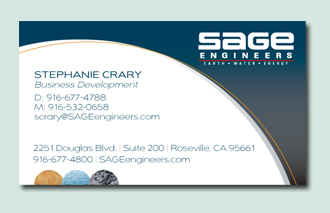 SAGE Engineers Business Card