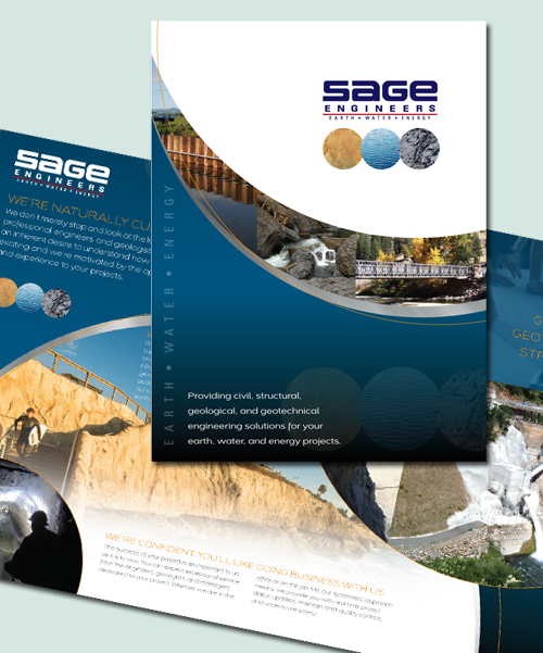 Corporate Folder/Brochure for SAGE Engineers