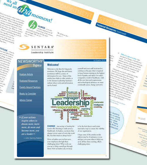 Sentara Leadership Institute Newsletter