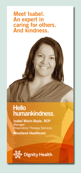 Vertical Banner for Woodland Healthcare