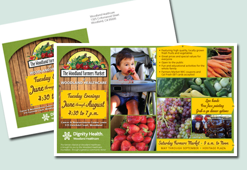 Woodland Healthcare Farmers Market Mailer
