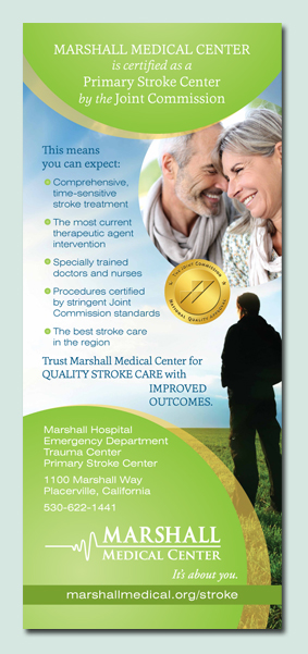 Vertical Banner for Marshall Medical Stroke Center