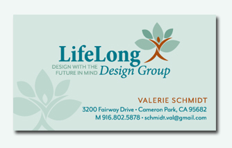 LifeLong Interior Design Group Buiness Card