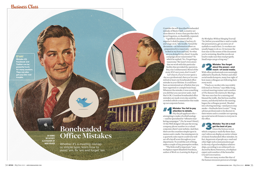 Amtrak Arrive Magazine (Illustration by Mark Weaver)