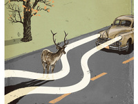 Amtrak Arrive Magazine (Illustration by Tim Tomkinson)