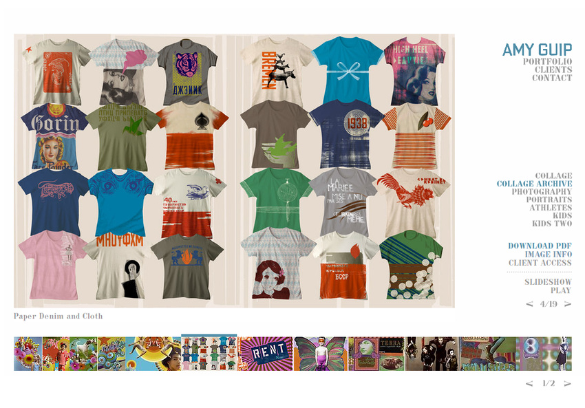 Fully customized SlideShowPro gallery.