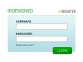 A simple login screen