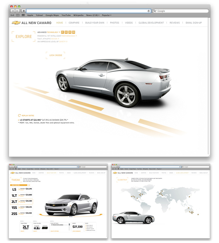 Chevy Camaro Launch Site