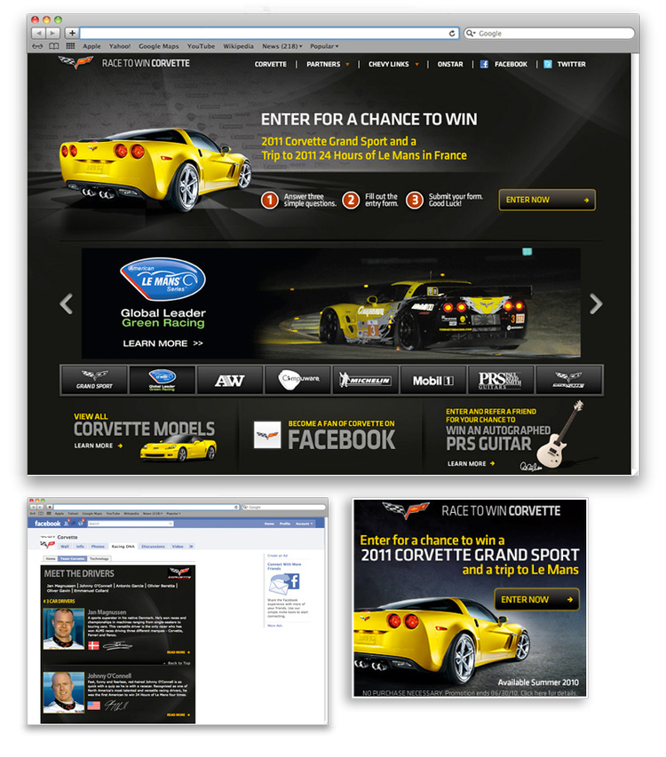 Chevy Race To Win Corvette