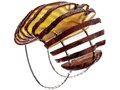 'Cold cuts' (bracelet yellow/brown amber)