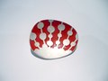Brooch, Sterling silver, agriculture machine laquer