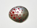 Brooch, Sterling silver, agriculture machine laquer