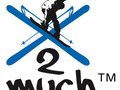 2 much snowboarding logo