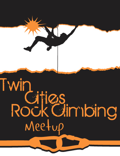 Twin Cities Rock Climbing - Tshirt Design