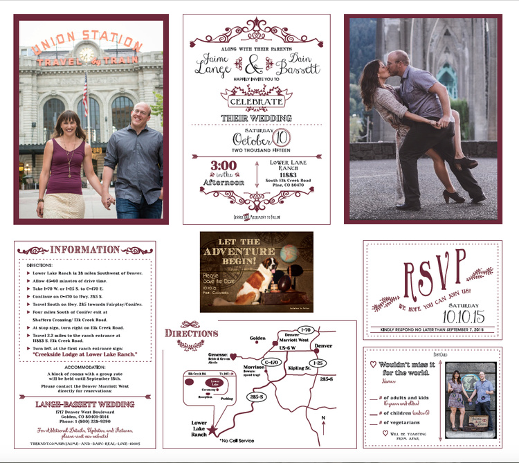 Basset Wedding Invitations