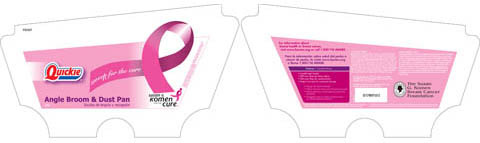 Packaging for Lowes Breast Cancer Broom