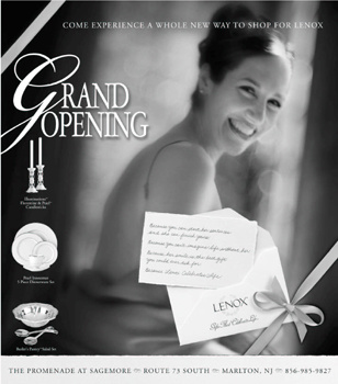 Lenox Grand Opening of Marlton NJ store Ad