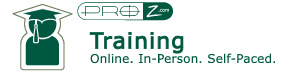 Logo for ProZ's website for training
