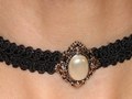 Button & Lace Chocker