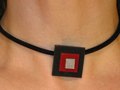 Polymer Clay Pendant Choker