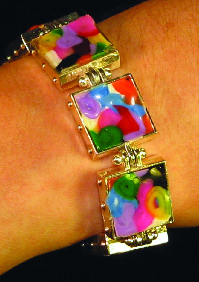 Melted Plastic Bracelet