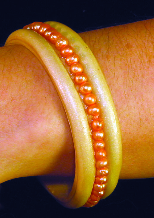 Clay & Pearl Bracelet